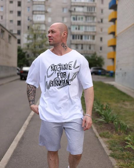Комплект чоловічий (оверсайз) Носи своє 60 Сірий (p-6535-161479) | Зображення 4