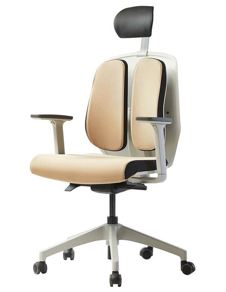 Кресло офисное DUOREST ALPHA HDBA-SW beige ортопедическое | Зображення 2