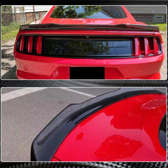 Спойлер V4 (Карбон) для Ford Mustang 2015-2023 гг | Зображення 2