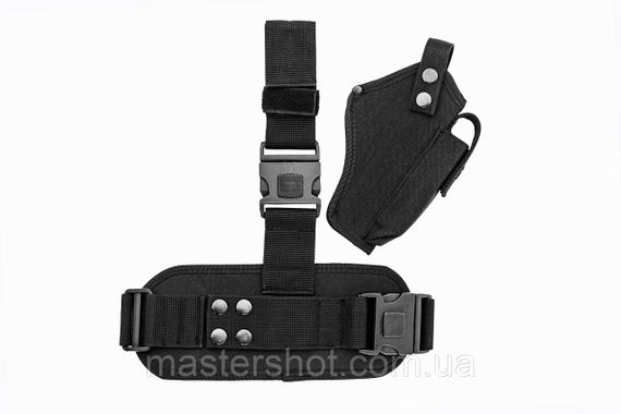 Кобура на Стегно,ногу АПС Автоматичний пістолет Стечкіна з чохлом під магазин чорна MS | Зображення 2