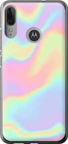 Чехол на Motorola Moto E6 Plus пастель "3855u-1780-17620"