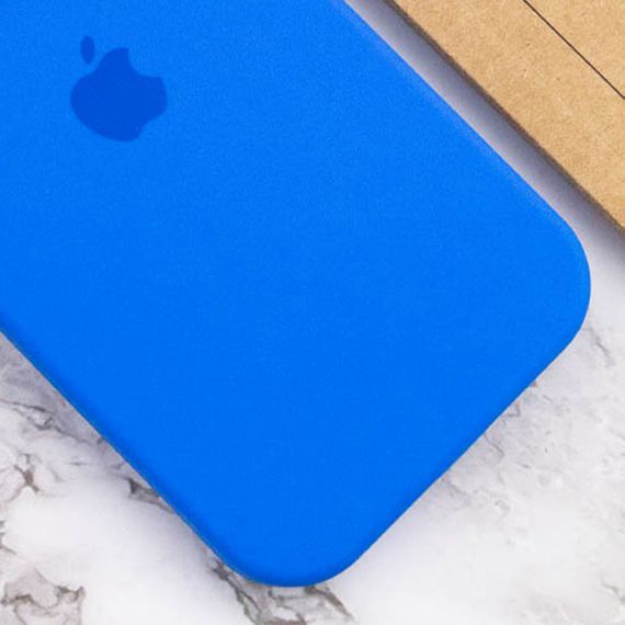 Чохол Silicone Case Full Camera Protective (AA) для Apple iPhone 14 (6.1") Синій / Capri Blue | Зображення 1
