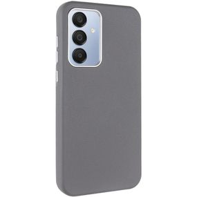 Кожаный чехол Leather Case Metal Buttons для Samsung Galaxy S24+ / S25+ Titanium Gray