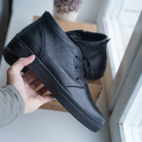 Черевики зимові чорні Berg 47 48 розмір