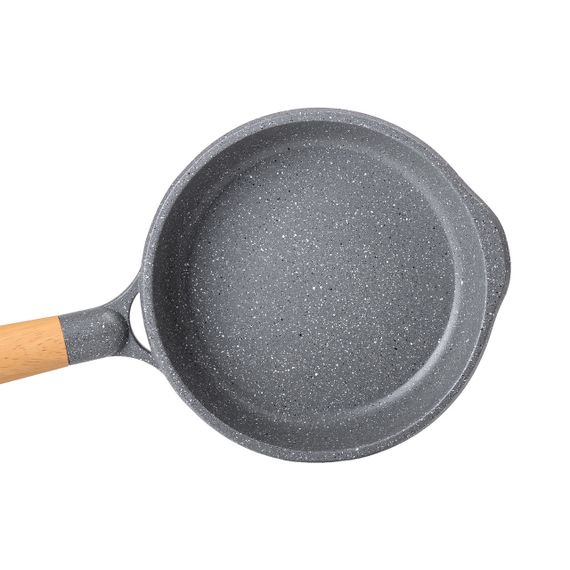 Мармурова алюмінієва сковорода з антипригарним покриттям 1 літр Ø 20 см сіра MGC HP-4-421G | Зображення 1