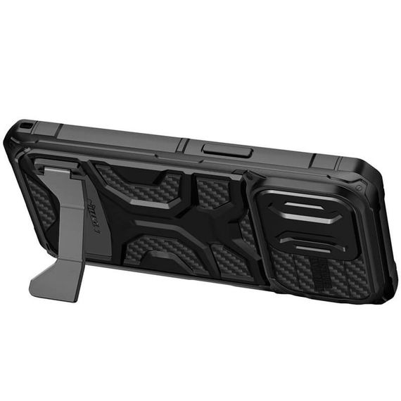 TPU+PC чохол Nillkin CamShield Adventurer Pro (шторка на камеру) для Apple iPhone 14 Pro Max (6.7") Armor Black | Зображення 2