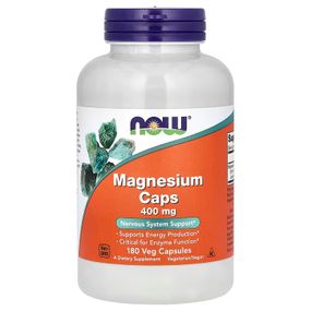 Магний NOW Foods Magnesium Caps 400 mg 180 VCAPS