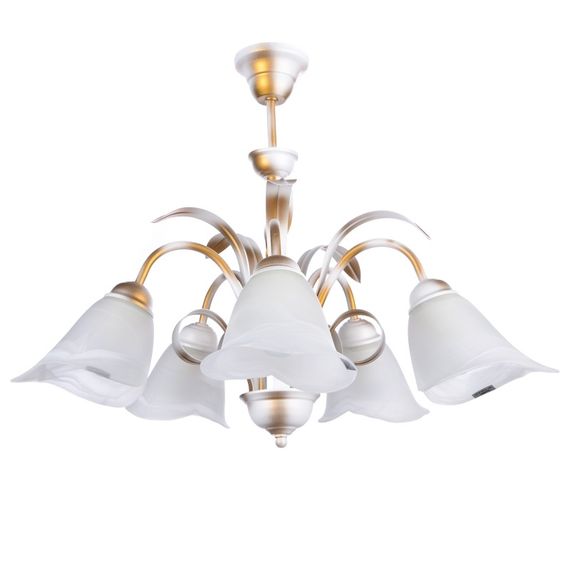Люстра флористика E27 60W WH (BKL-468S/5)