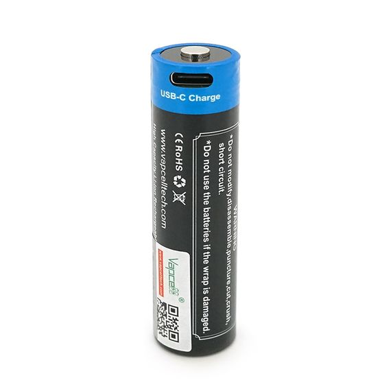 Аккумулятор 18650 Li-Ion Vapcell P1840A, 4000mAh, 10A, 3.6V (2.5-4.2V)