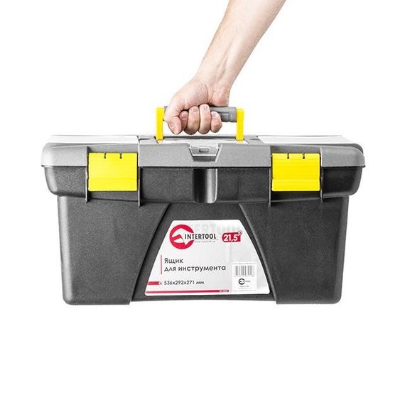 Ящик для інструменту 21.5" 536*292*271мм INTERTOOL BX-0321 | Зображення 9