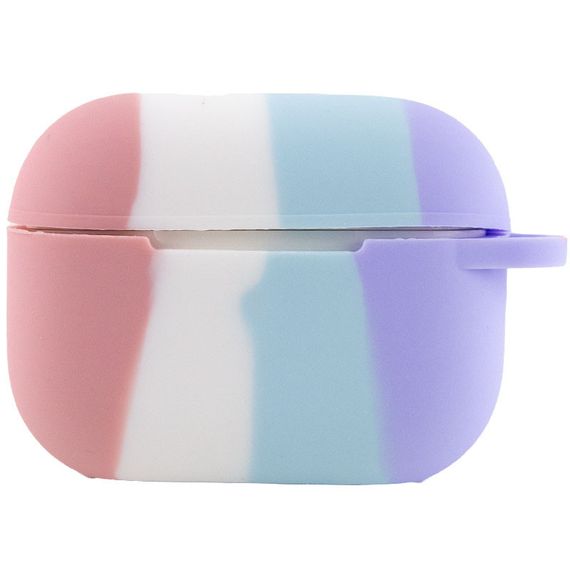Силіконовий футляр Colorfull для навушників AirPods Pro Розовый / Сиреневый | Зображення 1