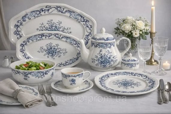 Столовий сервіз на 6 осіб 34 предмети DY01 | Зображення 2