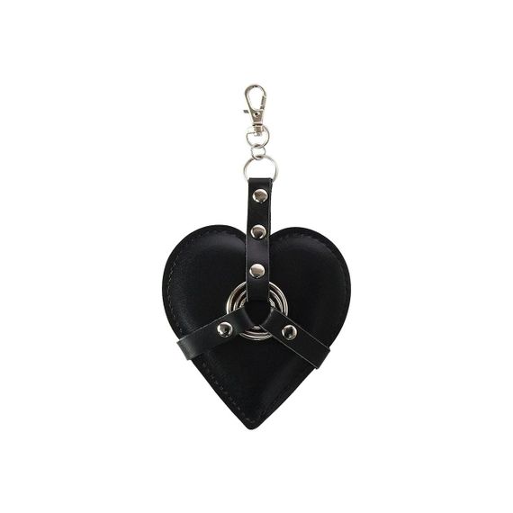 Брелок на карабіні для ключів Art of Sex Heart Angel, Чорний sexstyle