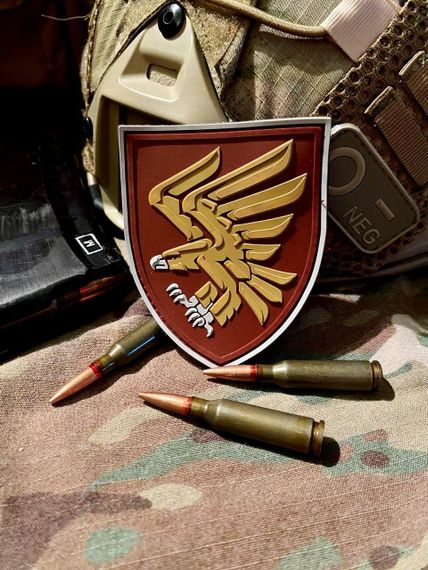 Патч \ шеврон “95 ОДШБр ДШВ ЗСУ” парадный | Зображення 3
