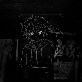 Акриловый светильник-ночник Киллуа Золдик белый tty-n000475