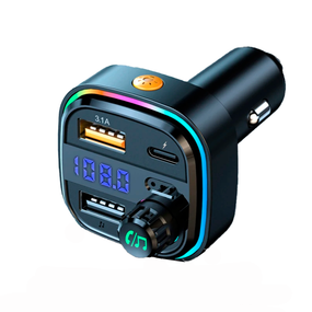 Автомобільний FM ФМ-модулятор Terra C26, Bluetooth 5.0, трансмітер, USB 3.1 А, Type C
