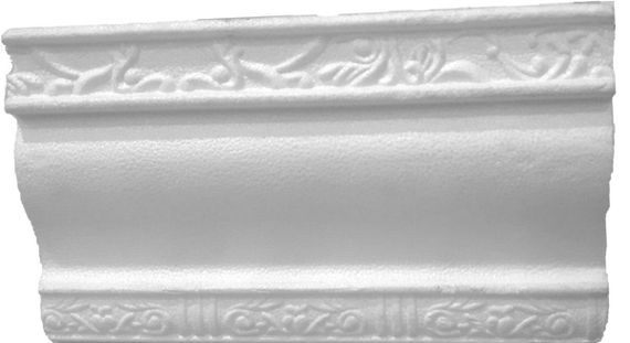 Стельовий плінтус Simja 10545 з орнаментом 50x100x1300 мм | Зображення 1