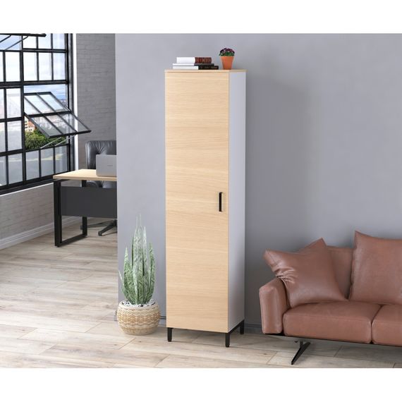 Шкаф офисный Loft Design LT-450-1900 белый дуб палена | Зображення 2