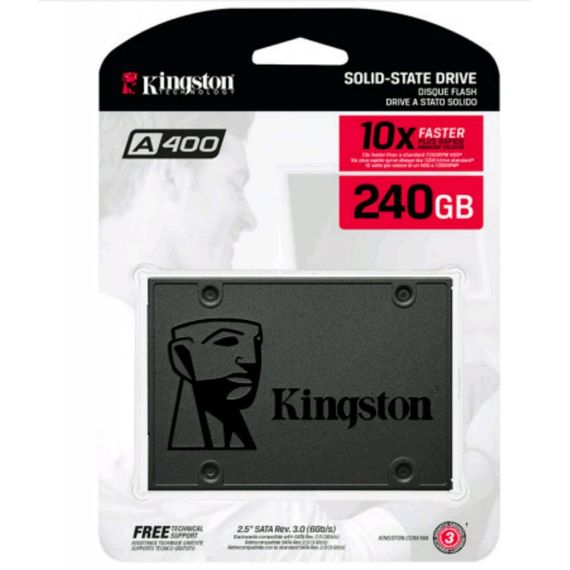 Накопичувач SSD 2.5&quot; 240GB Kingston (SA400S37/240G) | Зображення 4