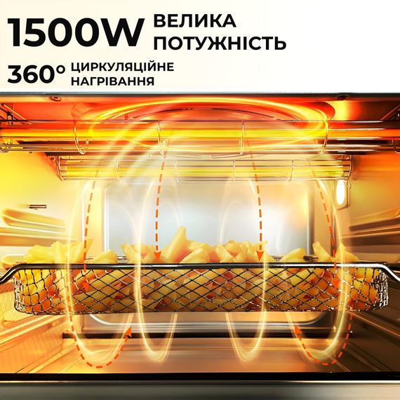 Електропіч Sokany SK10009 настільна 35 л | Зображення 3