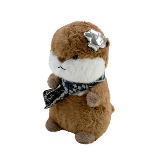 Детская мягкая игрушка "Выдреныш" C8501 с ракушкой, размер 28 см | Зображення 1