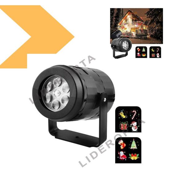 Світлодіодний лазерний проектор з червоними, зеленими та білими візерунками XPRO 886-1 Новорічний (47080-886-1_162) | Зображення 3