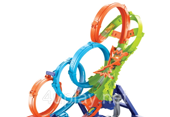 Трек Hot Wheels Action 4-Loop Crash Out: безумные виражи и петли | Зображення 6
