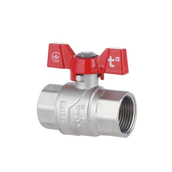 Кран кульовий Thermo Alliance Forte 1" ВР для води (метелик) SF602W25 | Зображення 2