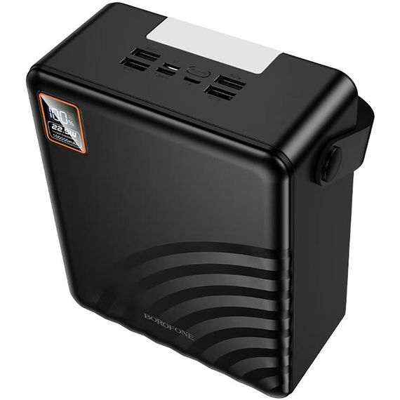 Портативний ЗП Power Bank Borofone BJ85 Myriad 22.5W+PD20W with lighting 100000 mAh Black | Зображення 2