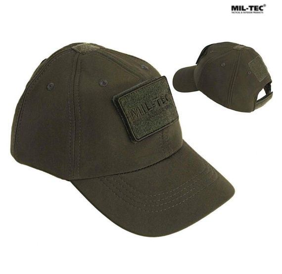 Бейсболка тактична тепла MIL-TEC SoftShell Baseball Cap Olive