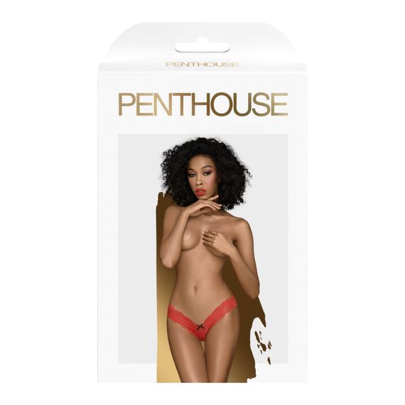 Трусики Penthouse Dangerous darling red (M/L) | Зображення 2
