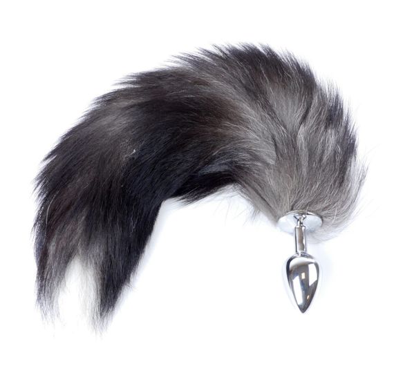 Анальна пробка ( розмір S ) із хвостом Boss Series - Fox TAIL Black XXL, BS6400097 sexstyle | Зображення 2