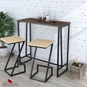 Стол барный Loft Design BS-110 орех