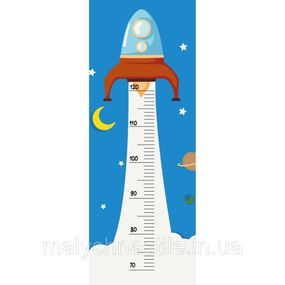 Ростомер по номерам "Космическая ракета" 15129-AC 30х80 см