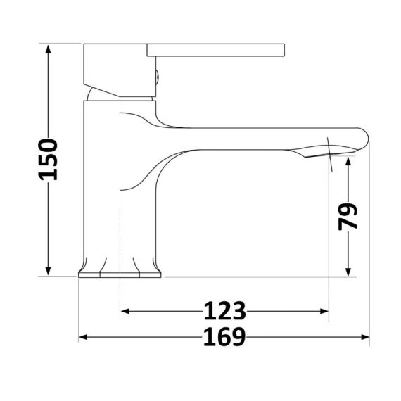 Смеситель для раковины Qtap Taurus QTTAU270CRM45659 Chrome | Зображення 1