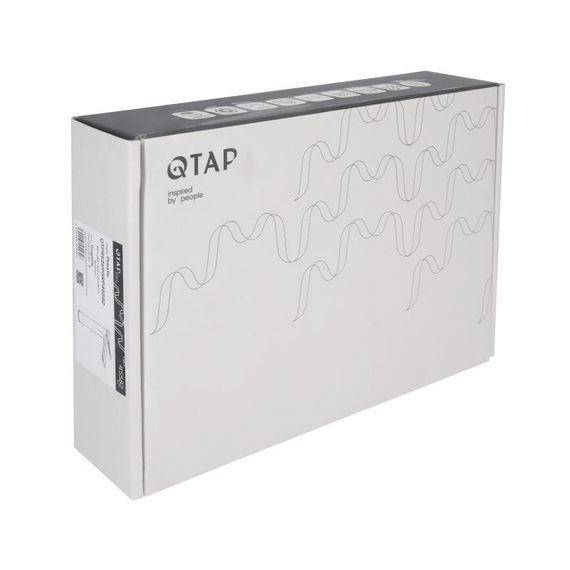 Смеситель для раковины Qtap Presto высокий QTPRE269GRP45582 Gunmetal Black | Зображення 7