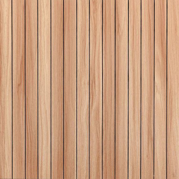 Покрытие виниловое самоклеющееся 3D рейки 600х600х2,8мм Тик золотистый SW-00002203