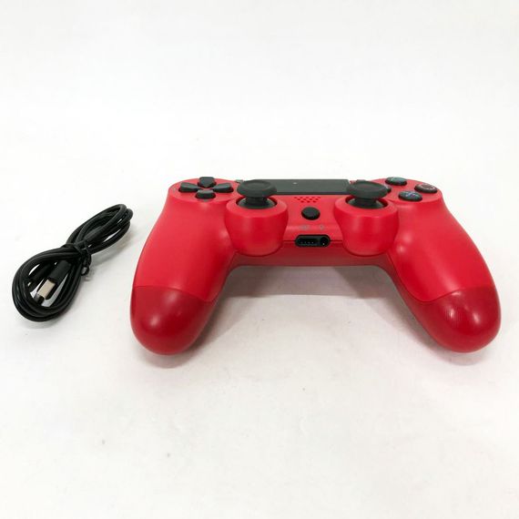Джойстик DOUBLESHOCK для PS 4, бездротовий ігровий геймпад PS4/PC акумуляторний джойстик. SU-175 Колір: червоний | Зображення 2