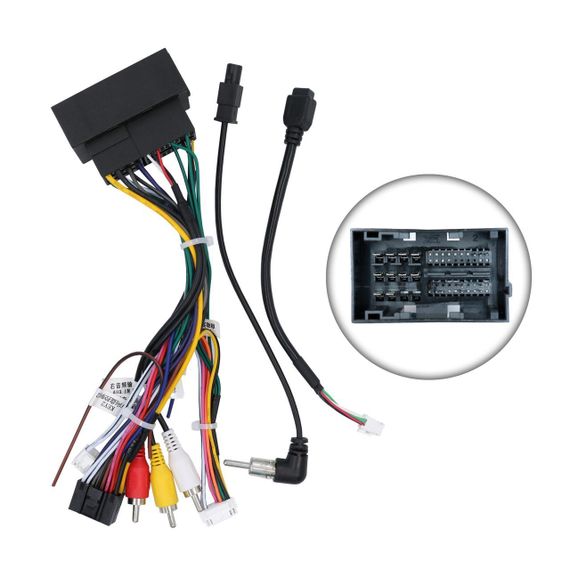 Перехідник живлення серії QIV з адаптером CAN-BUS для Jeep QBR-W JP-2301 (дрот)