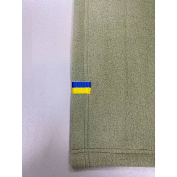 Плед флісовий Comfort ТМ Emily оливковий 150х150 см | Зображення 1