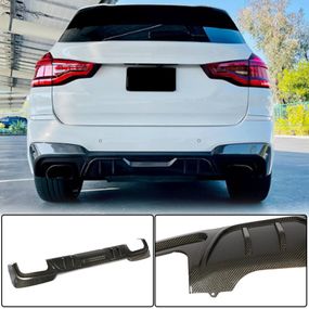 Дифузор заднього бампера (для оригінального M-Sport 2018-2021, Карбон) для BMW X3 G01 2018- рр