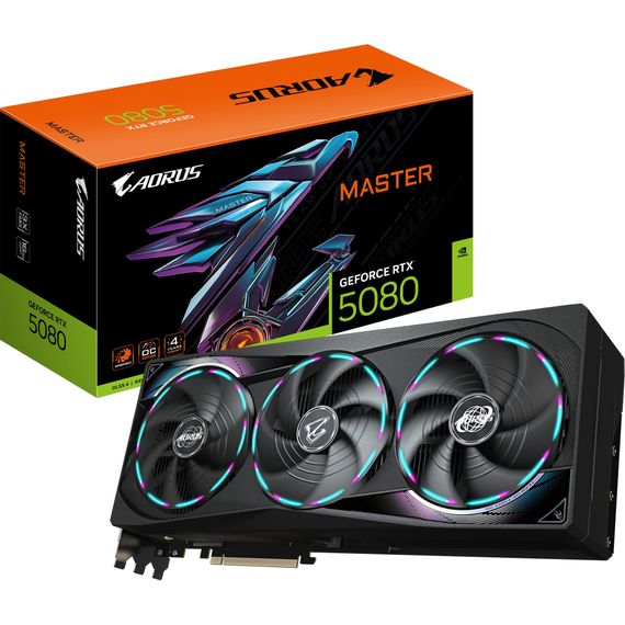 Відеокарта GIGABYTE GeForce RTX5080 16GB MASTER (GV-N5080AORUS M-16GD) | Зображення 9