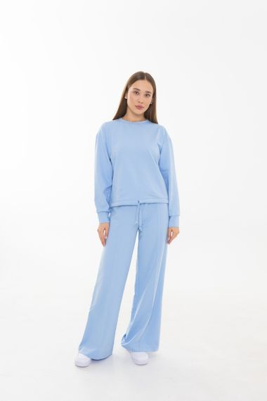 Штани-палаццо 4Profi двунитка голубые размер L 27988