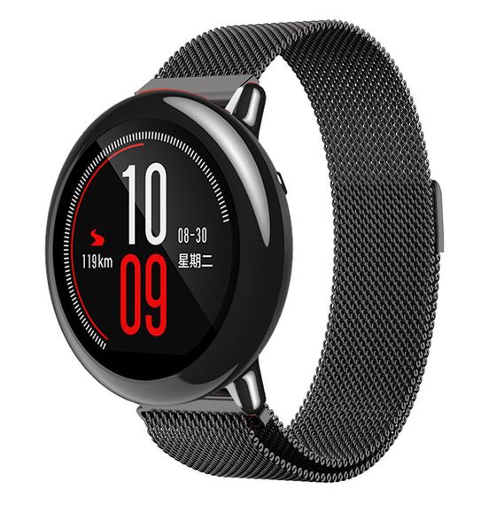 Міланський сітчастий ремінець Primo для годинника Xiaomi Huami Amazfit Sport SmartWatch - Black
