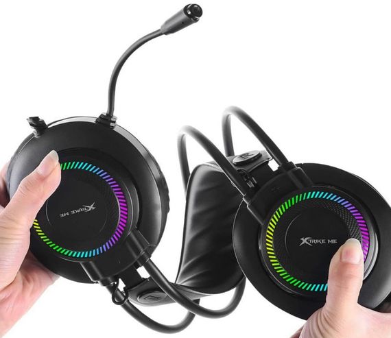 Игровые наушники XTRIKE ME Gaming GH-509 с микрофоном и подсветкой | Зображення 2