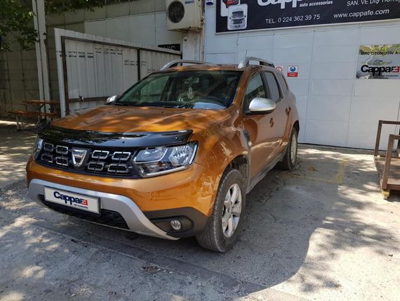 Дефлектор капоту (EuroCap) для Dacia Duster 2018-2024 рр | Зображення 1