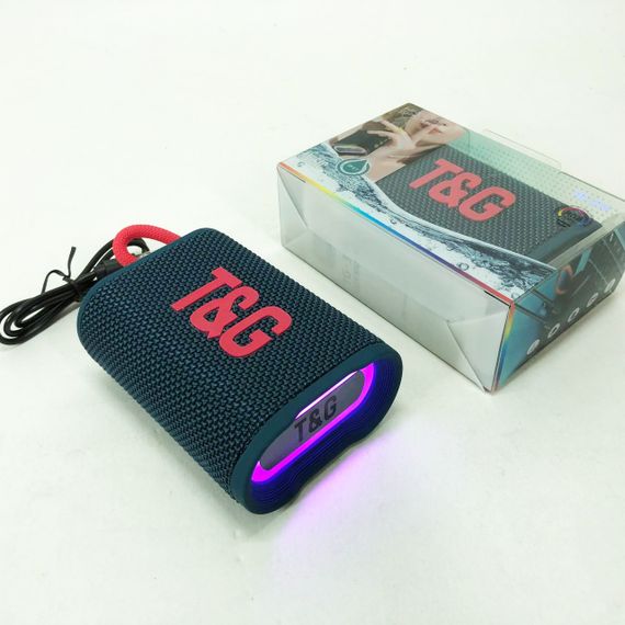 Колонка з підсвічуванням і світловою музикою TG396, Bluetooth колонка з led підсвічуванням ZW-68 | Зображення 3