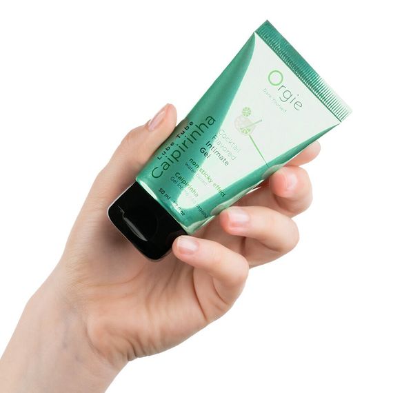 Лубрикант на водній основі Orgie Lube Tube Cocktail Caipirinha, 50 мл, смак цитрусового коктейлю | Зображення 3