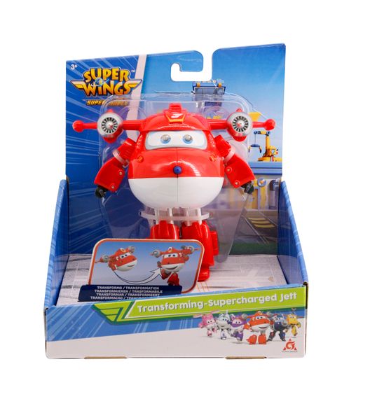 Игровая фигурка-трансформер Super Wings Transforming-Supercharge Jett, Джетт (EU740283) | Зображення 4