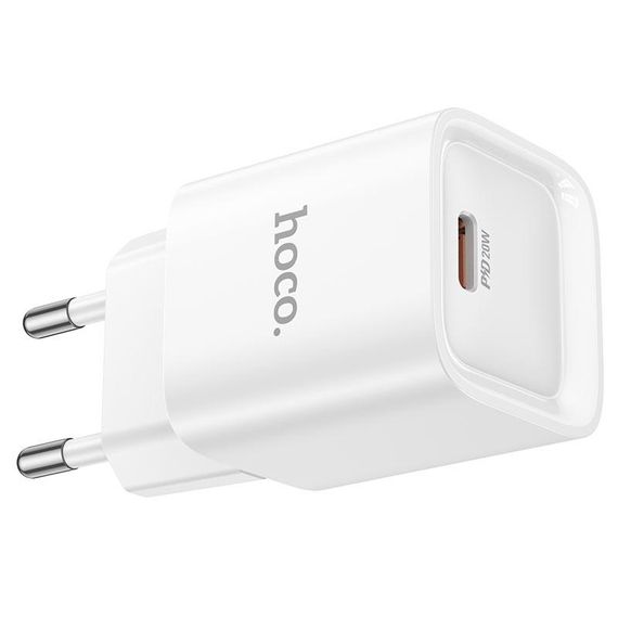 Набір СЗУ 110-240V HOCO C146A+кабель Type-C, 1xUSB-C, PD20W, 1м кабель | Зображення 3